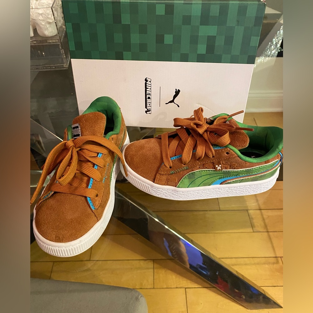 Minecraft Puma Collaboration Kid Shoes